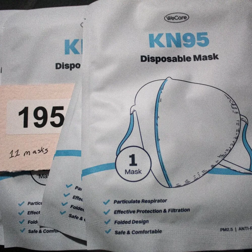 11 Disposable Masks KN95